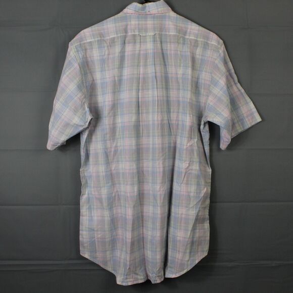 Onward Reserve Shirt Mens Medium Linder Madras Short Sleeve Button Down - Picture 5 of 12